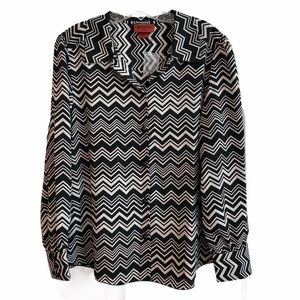 NEW Missoni x Target Chevron Blouse XL